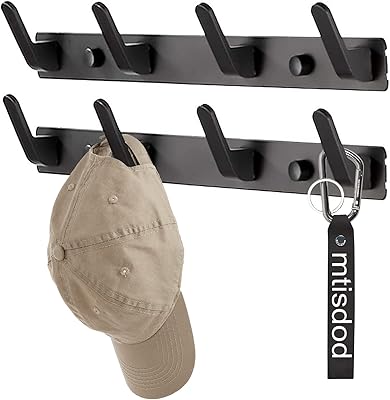 Wall traps with 4 hooks to hang coats, hats and keys to hang clothes and small coats, aluminum to save space (2 rooms).. Get what you need, when you need it — DIAYTAR Nigeria delivers fast.