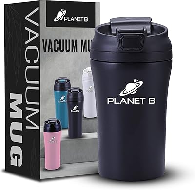 Insulated coffee cup in stainless steel Planet Bee Waterproof cup with cover.. Get top brands at bottom prices, only on DIAYTAR Nigeria.