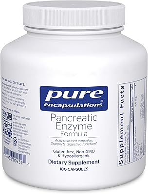 Pure Encapsulations Pancreatic Enzymes formula | Supplement to promote optimal food digestion and nutrient absorption* | 180 capsules.. Discover a world of affordable shopping with DIAYTAR NIGERIA's vast marketplace delivered to you in days.