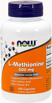 L-Methionine Capsules Now Foods, 100 capsules/500 mg (2).. DIAYTAR NIGERIA: Empowering Nigerians with access to affordable products and reliable 5-8 day delivery.