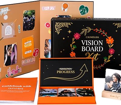 Kalmora vision board kit for adult supplies the book.. Experience the convenience of online shopping with DIAYTAR NIGERIA's reliable 5-8 day delivery service.