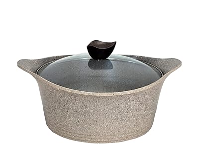 Neoflam aini Cocotte 26 cm - Made in Korea Coating Molded non -stick ceramic with integrated glass cover with steam, sautéuse, casserole, ivory.. Shop confidently on DIAYTAR Nigeria — everything you need, delivered quickly.