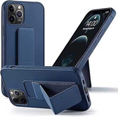 Fix FAM mobile shell for iPhone 12 Pro with magnetic support, vertical and horizontal strap in superior quality silicone, handle, crutch and multi-use support (blue).. DIAYTAR NIGERIA: Making online shopping accessible with affordable prices and nationwide delivery service.