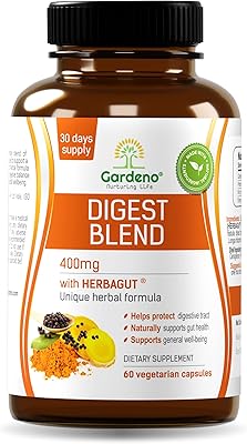 Gardino® Digest Blend | Multi-Herbian botanical formula to improve digestion, fight against bloating, intestinal health and acid reflux | 60 vegetarian capsules.. DIAYTAR Nigeria combines variety, affordability, and speed — making your online shopping experience not only enjoyable but also cost-effective.