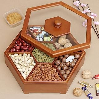 D & D dried fruit box, multifunctional snack storage container, fruit plate with transparent window on the lid, candy service tray, nuts, candies, cookies.. From daily deals to exclusive products — DIAYTAR Nigeria has you covered.