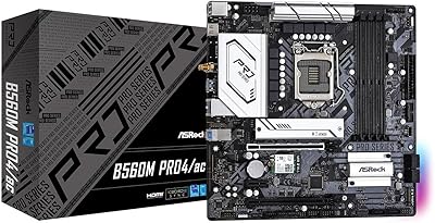 Asrock b560m pro4 / ac intel socket 1200 pour intel gen 10/11.. DIAYTAR NIGERIA: Where shopping is affordable, selection is vast, and delivery is always reliable.