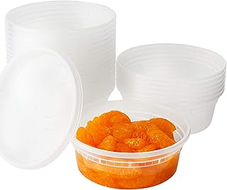 Plastic containers of 8 oz quality charcuterie without BPA with lids.. DIAYTAR NIGERIA: Your trusted e-commerce partner with extensive product choices and affordable delivery.