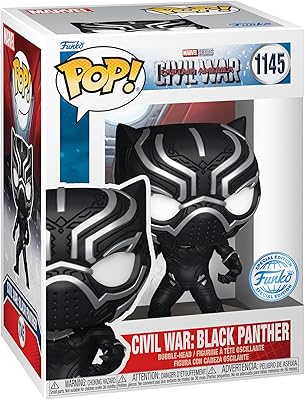 Funko Pop! Marvel: Civil War Build A Scene - Black Panther 3 - Captain America 3 - Amazon exclusivity - Collective vinyl figurine - Gift idea - Official goods - Children's and adult toys.. DIAYTAR NIGERIA: Where shopping is affordable, selection is vast, and delivery is always reliable.