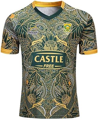 Rugby jersey 2019-20 South Africa rugby jersey edition 100th anniversary T-shirt casual with short sleeves for men.. Experience retail therapy without the financial stress at DIAYTAR NIGERIA's budget-friendly marketplace.