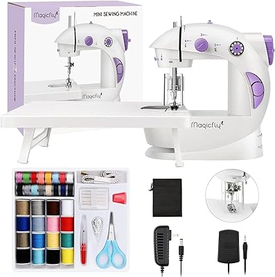 Mini portable sewing machine magic fly, metal, white.. A world of products at your fingertips — thanks to DIAYTAR Nigeria.