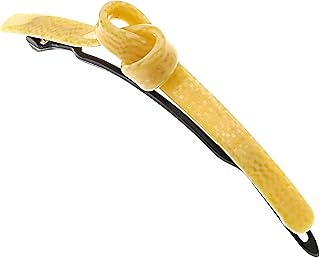 Camila Paris CP2815 French hair pliers for girls, handmade, beige, metal -free closure, non -non -slip hair tongs for women, made in France.. Get unbeatable value on every order with DIAYTAR Nigeria.