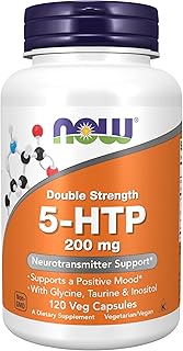 NOW Supplements, 5-HTP (5-hydroxytryptophane) 200 mg, double concentration, support of neurotransmitters*, 120 vegetarian capsules.. DIAYTAR NIGERIA brings the joy of affordable shopping to your fingertips with delivery in less than 8 days.