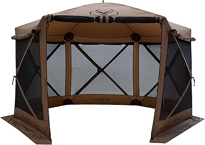 Gazelle GG610br G6 Tenteer/Luxury Pop-up Luxury Tent with 6 sides, Badlands Brown, Easy to install instantly in 60 seconds.. Experience shopping freedom with DIAYTAR NIGERIA's vast selection and dependable nationwide shipping.