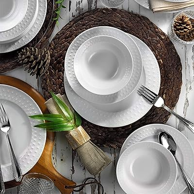 Table service 16 pieces in embossed porcelain from the INCI collection.. Discover shopping reimagined with DIAYTAR NIGERIA's extensive catalog and 5-8 day delivery service.