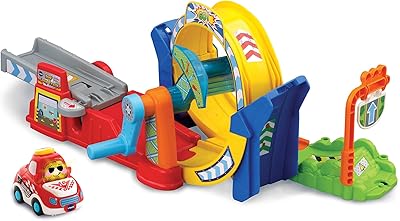 Running track in the form of a VTECH TOOT 360 ring toy for drivers, car racing track for boys and girls, children's car tracks with lights and sounds, music track track for children from 1 to 5 years old.. Shop smart with DIAYTAR NIGERIA, offering a vast product range delivered to your doorstep within a week.