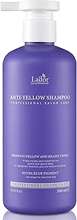Ladure anti -yellow shampoo (290 ml) - Dark purple pigment to neutralize the yellowing of discolored and dyed hair, with hydrolyzed and hydrating protein to support damaged hair.. DIAYTAR Nigeria: trusted by thousands for fast, reliable delivery.