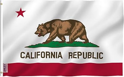California state flag Anley Fly Breeze 3x5 Foot Colors Bright and Resistant Colors.. DIAYTAR NIGERIA delivers on every promise with our affordable prices and nationwide delivery service.