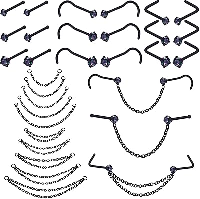 Nose channel piercing nose jewelry nose nose nose with cubic zirconic zirconia nose ring for women men stainless steel nose bridge nose nose cartilage nose.. Get what you need, when you need it — DIAYTAR Nigeria delivers fast.