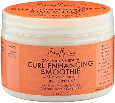 Hydrating smoothie for shea for thick hair and curly coconut and hibiscus, 340 g.. DIAYTAR NIGERIA brings the nation's largest product catalog to your doorstep at prices you'll appreciate.