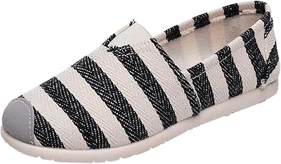 Relaxed shoes for women, elegant, flat bottom, round end, shallow mouth, light beach shoes in canvas and fabric, high collar.. DIAYTAR NIGERIA: Bringing quality products to every Nigerian with affordable nationwide delivery.