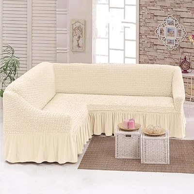 Fabian L protective cover for 5 -seater sofa 25.. DIAYTAR NIGERIA promises affordability and variety with every purchase, delivered in 5-8 days.