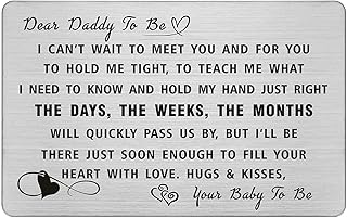 Degasken A new dad will be a gift for men, soon a dad for the first time, I can't wait to meet you, بطاقة محفظة شخصية.. DIAYTAR NIGERIA combines affordability with convenience, delivering your purchases within 5-8 days.