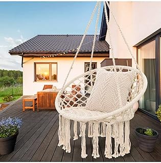 A circular rocking chair of Dubai Gallery for interior and exterior spaces and the bedroom of children and adults, a self -suspended swing.. DIAYTAR NIGERIA: Your gateway to affordable online retail with reliable delivery within the week.