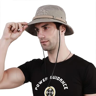 Hat of sun for men, Cotton -embroidered fishing hat, foldable summer hat on a large edge, Bonnie Safari fishing hat.. Nigeria's favorite online shopping platform, DIAYTAR offers unbeatable prices and delivery within a week.