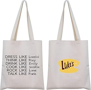 TSOTMO makeup bag for Luke girls for Lorelai gifts think like rory drink like Emily Cuisinez like Sookie Rock As Lane Speak like Paris, Liquorie Canvas.. Make every purchase count with DIAYTAR Nigeria — shop smart, shop fast.