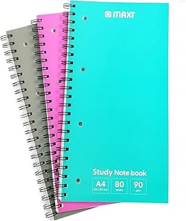 Maxi notebook, A4 format, 80 sheets, matching colors, SNB-A4.. DIAYTAR NIGERIA: Your partner in affordable online shopping with reliable 5-8 day shipping nationwide.