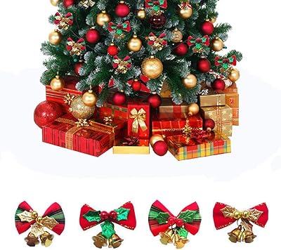 Pingbin 12pcs Mini Christmas knots with Christmas gift ornaments for Christmas tree decoration, 4 styles.. Explore fashion, tech, home goods, and more on DIAYTAR Nigeria — always affordable, always fast.