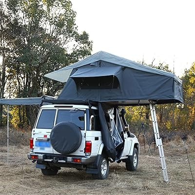 Rigid retractable tent for SUV, outdoor campsite, travel, UV protection with scale, waterproof for 2 to 5 people on the roof of the car, eh.. DIAYTAR NIGERIA delivers affordability and convenience to your doorstep within 8 days of purchase.