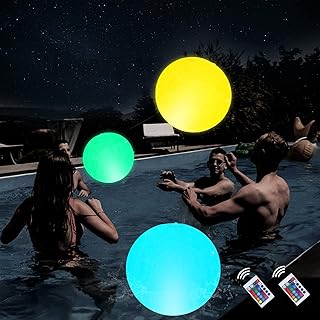 Semangle 2 pieces of 16 -inch floating swimming pool lights, 16 -color inflatable LED light.. From kitchen tools to phones — DIAYTAR Nigeria ships it all in a week.