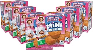 Mini muffins flavored with Little Debbie's strawberry, mini oven -cooked muffins with strawberry flavored pieces (8 boxes), pink, pink.. DIAYTAR NIGERIA: Where affordability meets variety, with thousands of products delivered in less than 8 days.