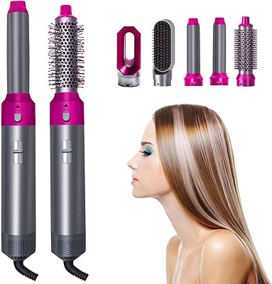 Making Tech 5 in 1 Hair Styler, New Modern Air Styler with hot air brush, Bigoudi, hairdryer, straightener, Bigoudi, Bigoudi with negative ions suitable for all types of hair.. DIAYTAR NIGERIA stands as your affordable shopping ally with nationwide delivery in just 5-8 days.