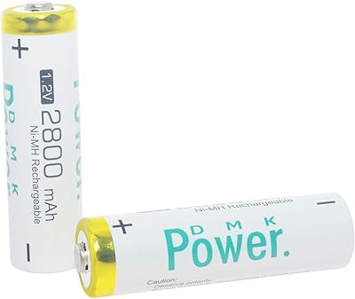 DMK Power AA rechargeable batteries, high capacity 2800 mAh 1,2 V NIMH with low self -discount (2 rooms).. DIAYTAR NIGERIA brings satisfaction with every purchase through affordable prices and prompt shipping.