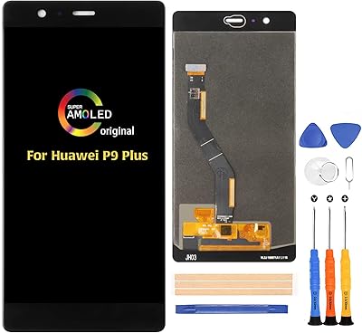For Huawei P9 Plus touch screen scanning life-l29 vie-l09 vie-al10 full repair kit with tools (black).. DIAYTAR NIGERIA: Simplifying access to thousands of products with affordable nationwide shipping.