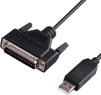 USB RS-232 to DB25 6-foot USB serial adapter cable for configuration.. Discover endless possibilities with DIAYTAR NIGERIA's comprehensive catalog and budget-friendly delivery.