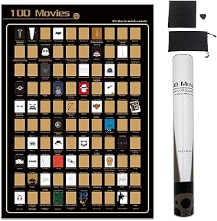 NTZS 100 films scratch poster - List of the best films of all time (41.5 cm x 59.4 cm)... Transform your online shopping experience with DIAYTAR NIGERIA's affordable and diverse marketplace.