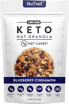 Granola with keto nuts with low -carbohydrate and cinnamon carbohydrates.. Thousands of items at your fingertips — DIAYTAR Nigeria makes it happen.