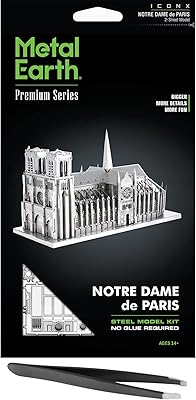 Premium Metal Earth Series Festival 3D Metal Model Kit of Notre-Dame Cathedral with tweezers.. Nigeria's most diverse e-commerce platform delivers quality and affordability to your doorstep in 5-8 days.