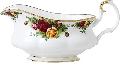Royal Albert Old Country Pink, 19 oz sauce maker, mainly white with multicolored floral print.. Easy checkout, quick delivery — shop now on DIAYTAR Nigeria.