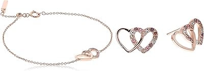 Olivia Burton Classics, Women's set consisting of an ObjlHB27 bracelet and Objlhe55 earrings - Objgset61, single size, stainless steel, without precious stones.. Looking for quality and speed? You’ll find both at DIAYTAR Nigeria.