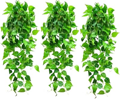 3 pieces artificial hanging plants False of ivy for the wall decoration of the exterior interior house.. DIAYTAR NIGERIA: Your trusted marketplace that combines variety, affordability and reliable shipping.