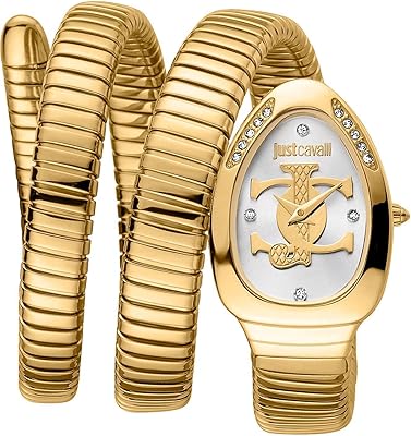 Signature snake snake glam evo 5 dual - trendy quartz bracelet for women, bracelet and wire steel roller wrapable and analog flexible display display.. DIAYTAR NIGERIA brings quality products to every corner of Nigeria at prices everyone can afford.