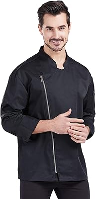 Nanxun unisex chef with long sleeve coat elegant restaurant kitchen closure.. DIAYTAR NIGERIA revolutionizes online retail with our vast selection and cost-effective delivery options.