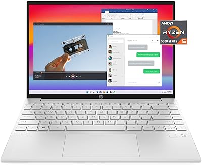 Laptop HP Pavilion Aero 13, AMD Ryzen 5 5625U, 8 GB of RAM, 512 GB SSD, WUXGA IPS 13 "screen, Windows 11 Family, Image format 16:10, Fine design, backlit keyboard, long battery life (13-BE1010NR, 2022).. DIAYTAR Nigeria: trusted by thousands for fast, reliable delivery.