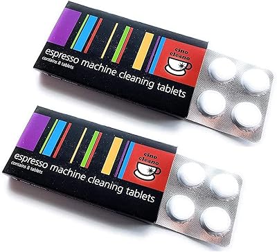 Sino Cleano Breville Expresso Machine Cleaning Tablets, Barista descaling tablets (pack of 2, 16 tablets).. Experience retail therapy without the financial stress at DIAYTAR NIGERIA's affordable e-commerce platform.