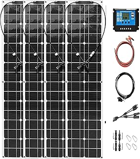 4 200 W monocrystalline solar panels, 800 W flexible solar system kit, PV module cell with PV connector and 40 A controller, for house, motorhome, caravan, boat.. Say hello to Nigeria’s fastest-growing e-commerce site — DIAYTAR Nigeria.