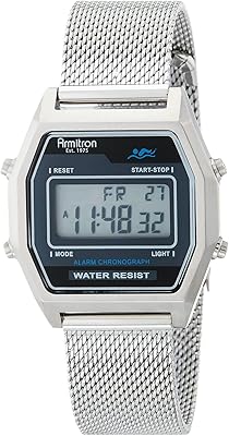 Sport watch in knitted digital chronograph retro Armitron, 40/8485.. Make shopping fun and stress-free with DIAYTAR Nigeria.